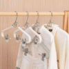 Non-slip household clothes hanger set with clips for underwear drying rack (PACK OF 20)