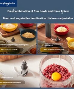 Food Prep Seasoning Machine Meat Grinder Home Multi-Function Baby Food Maker Vegetable Chopper Meat Mincer Filling Mixer Food Processor