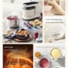Food Art Machine Noodle Maker Kitchen Chef Machine Home Dough Kneader and Meat Grinder Air Fryer Cooking Machine