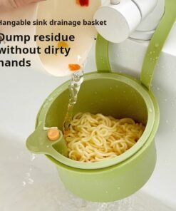 Hangable Sink Drain Basket Household Kitchen Sink Food Residue Separation Filter Basket Fruit Washing Filter Basket (PACK OF 2)