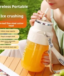 New Large-Capacity Wireless Portable Outdoor Juicer Multi-Function Fresh Juice Extractor with Ice Crushing Capability