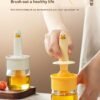 “High-Temperature Resistant Silicone Oil Brush with Bottle – Food-Grade Kitchen Brush for Pancakes, BBQ, and Baking”