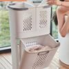 Laundry Basket โ Floor-Standing Clothes Storage Bin for Home & Bathroom, Sorting & Organizing Laundry