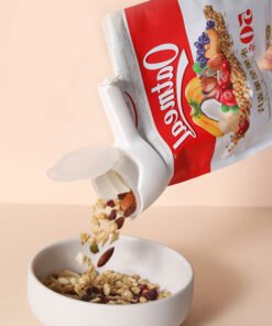 Large Food Bag Sealing Clip with Spout β Bottle Cap Style Dispenser Clip for Snacks & Storage Bags